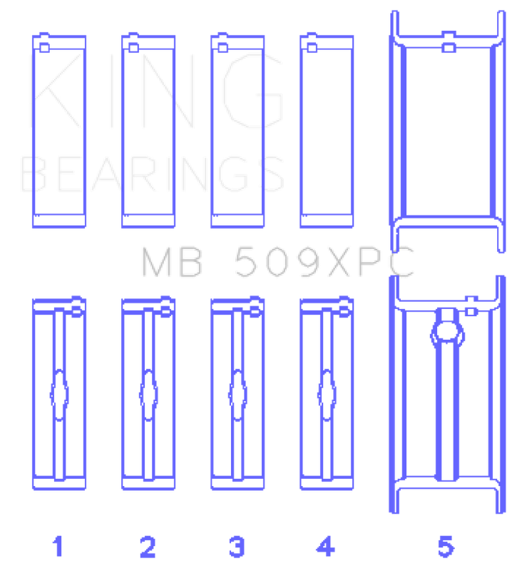 King Engine Bearings MB509XPC