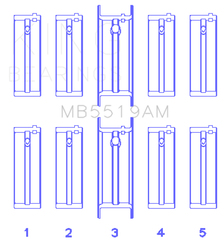 King Engine Bearings MB5519AM0.5