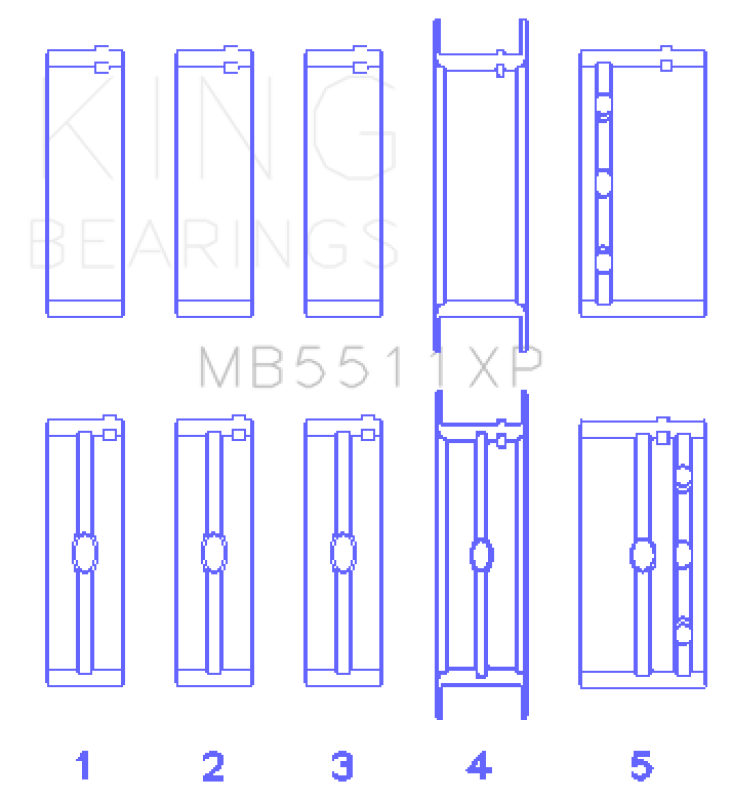 King Engine Bearings MB5511XPSTDX