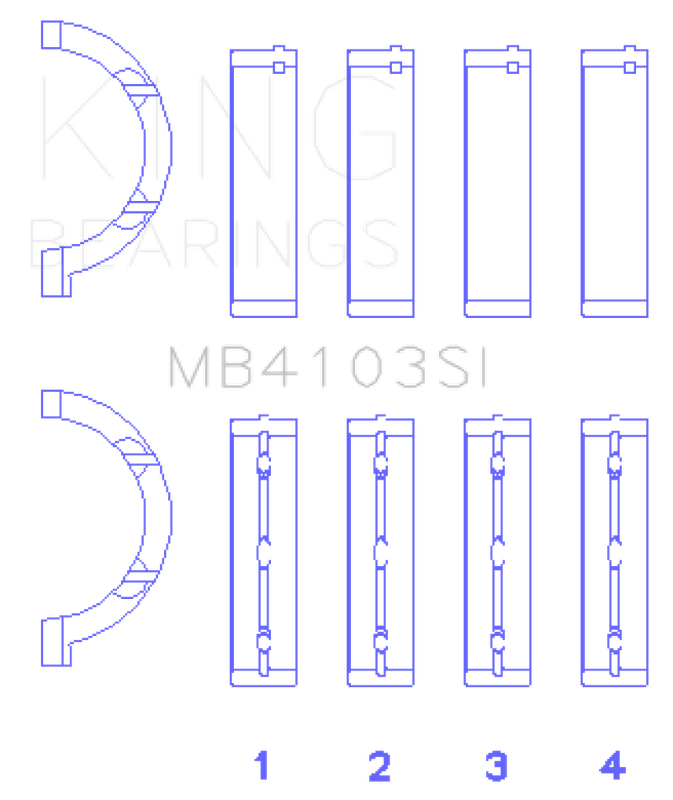 King Engine Bearings MB4103SI.026