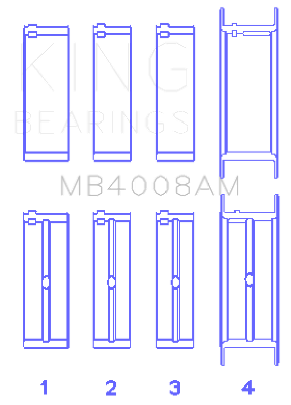 King Engine Bearings MB4008AM