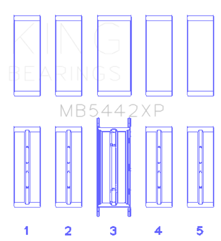 King Engine Bearings MB5442XP.026