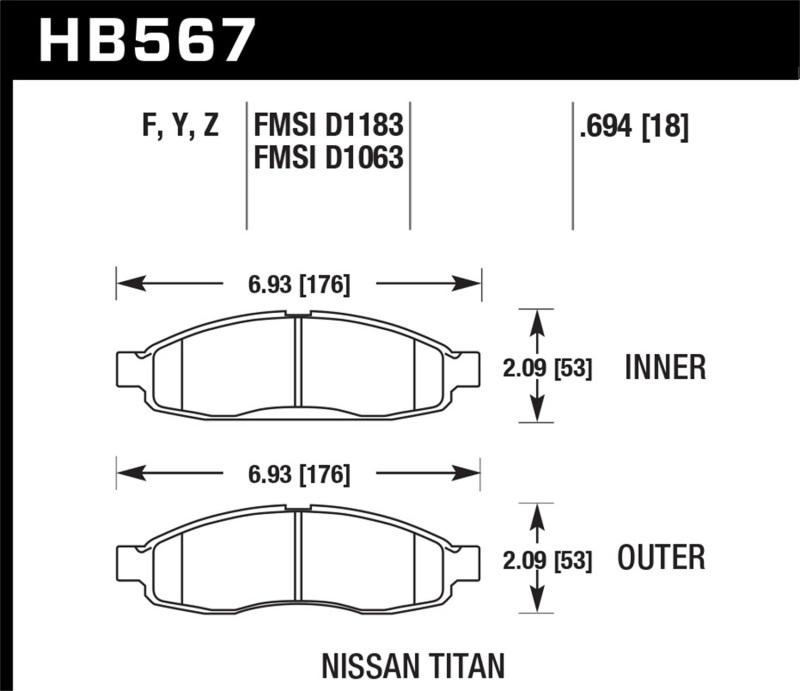 Hawk Performance HB567Z.694