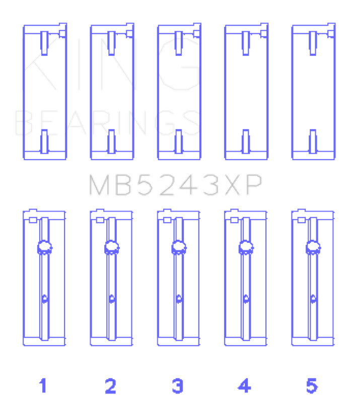 King Engine Bearings MB5243XP