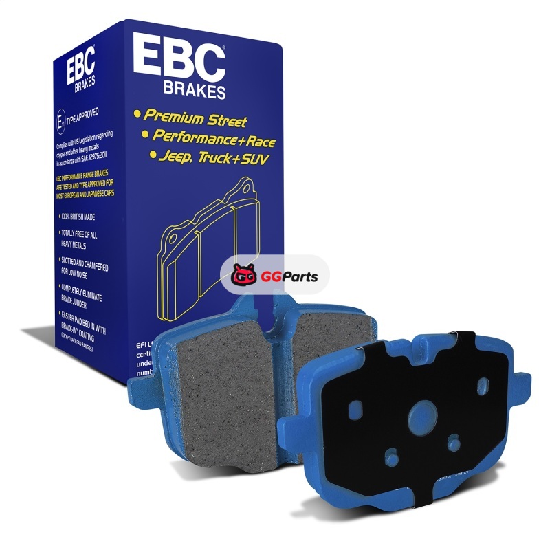 EBC DP52089NDX EBC Bluestuff Комплект задних тормозных колодок (диск 370x24мм) BMW M2 G87/M3 G80/G81/M4 G82/G83 3.0tt 2021+