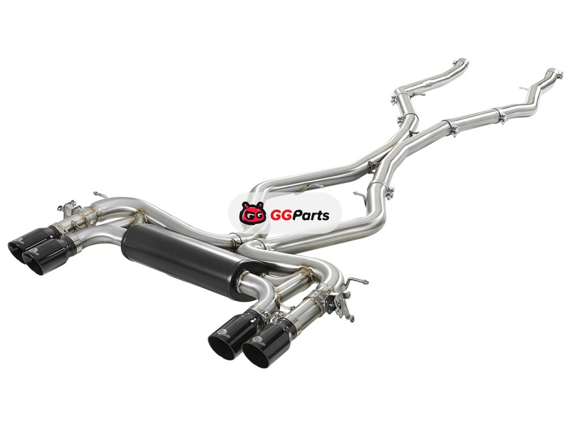 aFe 49-36341-B AFE MACH Force-Xp Cat-Back Выхлопная система (черные насадки) BMW X5M (F85)/X6M (F86) 2015-2019 V8-4.4L (tt) S63