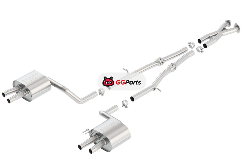 Borla 140736 BORLA S-Type Cat-Back Выхлопная система Kia Stinger 3.3L V6 Turbo 2018-2021