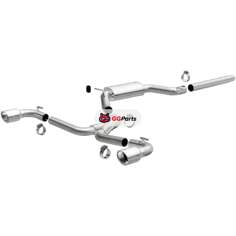 Magnaflow 19435 MagnaFlow Touring Cat-Back Выхлопная система (полированные насадки) Volkswagen Golf 7.5 GTI L4 2.0L 2018-2021