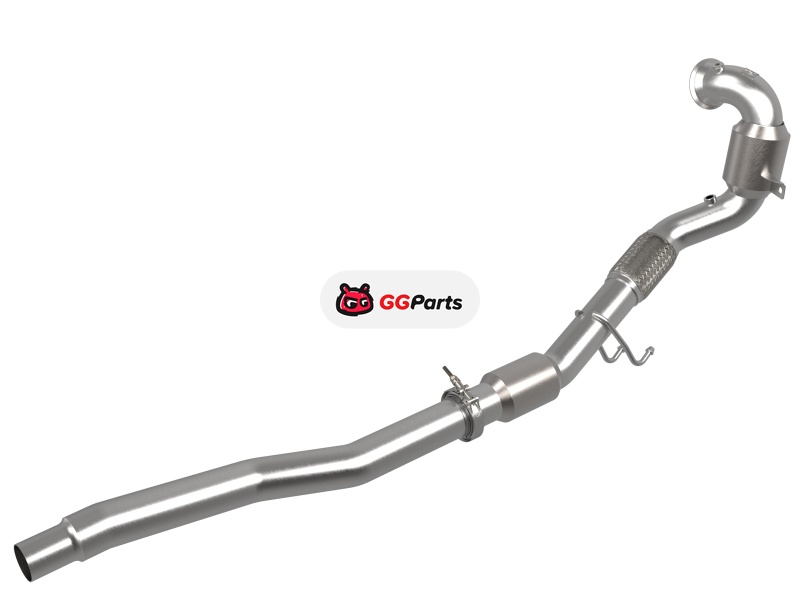 aFe 48-36411-1YC AFE Twisted Steel Даунпайп со спортивным катализатором Audi S3 2014-2019/Volkswagen Golf 7 R 2015-2019 L4-2.0L (t)