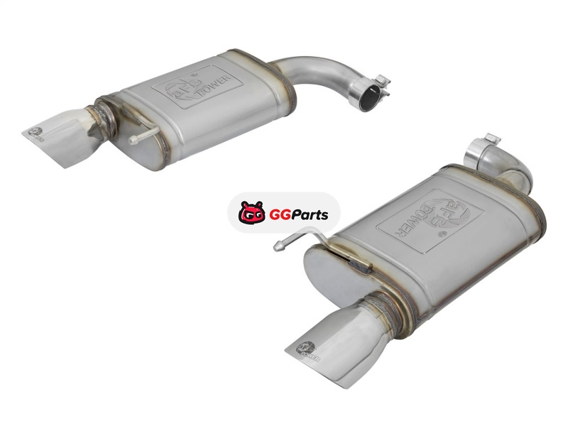 aFe 49-43085-P AFE MACH Force-Xp Axle-Back Выхлопная система (полированные насадки) Ford Mustang 2015-2017 V6-3.7L/2015-2021 L4-2.3L (t)