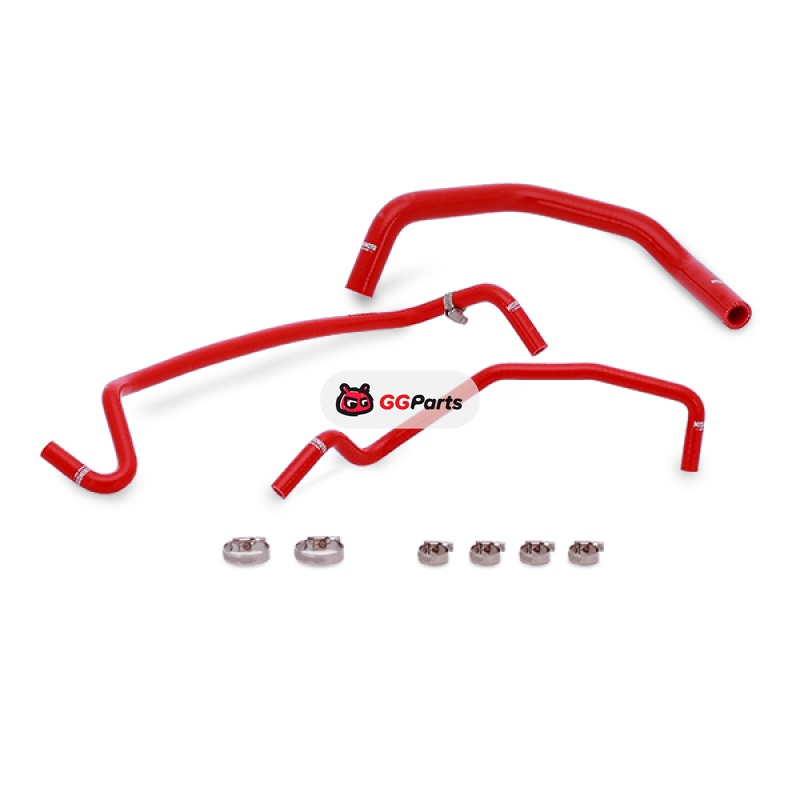 Mishimoto MMHOSE-MUS8-15ANCRD MISHIMOTO Комплект дополнительных силиконовых шлангов охлаждающей жидкости (красные) Ford Mustang GT 5.0L 2015-2017/2.3L EcoBoost 2018-2021/GT350/GT350R 5.2L 2018-2020/GT500 5.2L 2020