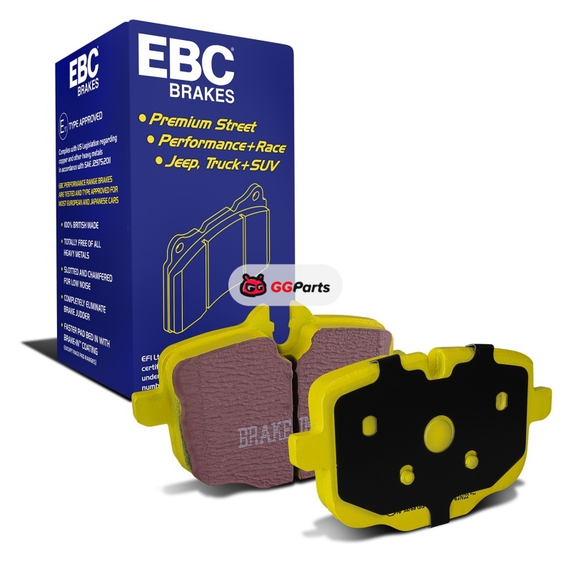 EBC DP42089R EBC Yellowstuff Комплект задних тормозных колодок (диск 370x24мм) BMW M2 G87/M3 G80/G81/M4 G82/G83 3.0tt 2021+
