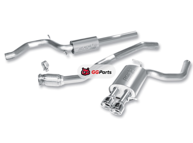 Borla 140315 BORLA S-Type Cat-Back Выхлопная система (хромированные насадки) Audi A4 B8/ B8.5 Sedan 2.0L 2007-2015