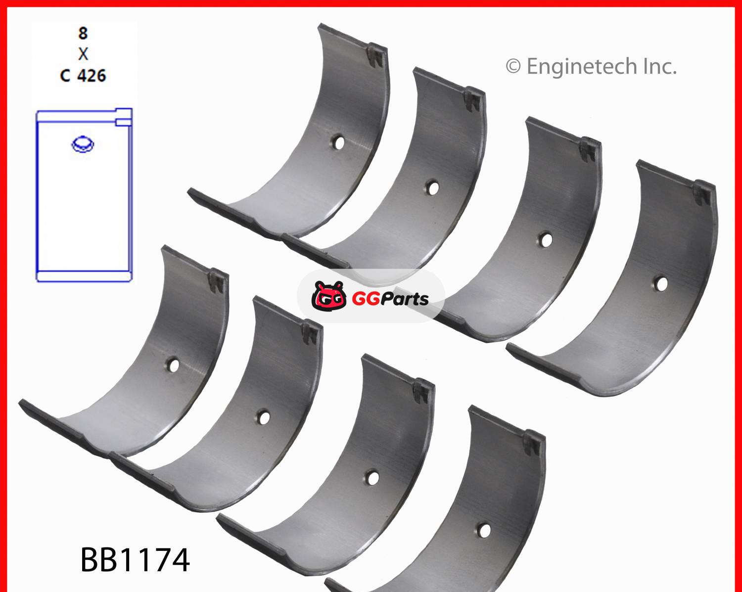 ENGINETECH BB1174 Connecting Rod Bearing