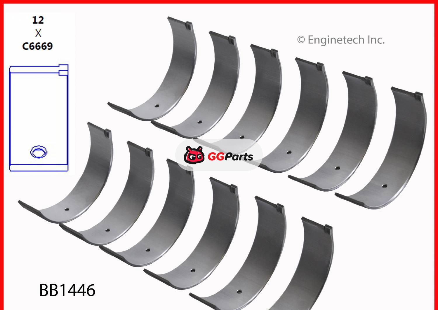 ENGINETECH BB1446 Connecting Rod Bearing