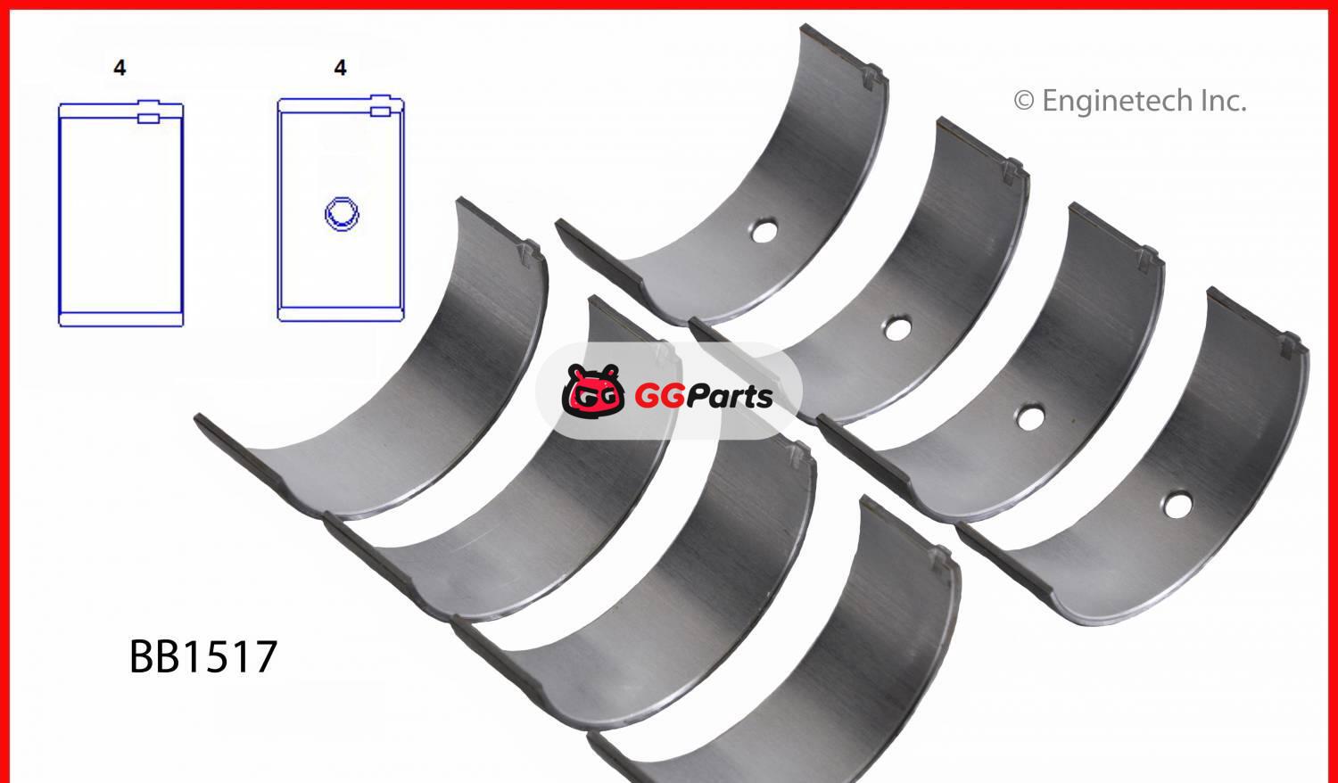 ENGINETECH BB1517 Connecting Rod Bearing