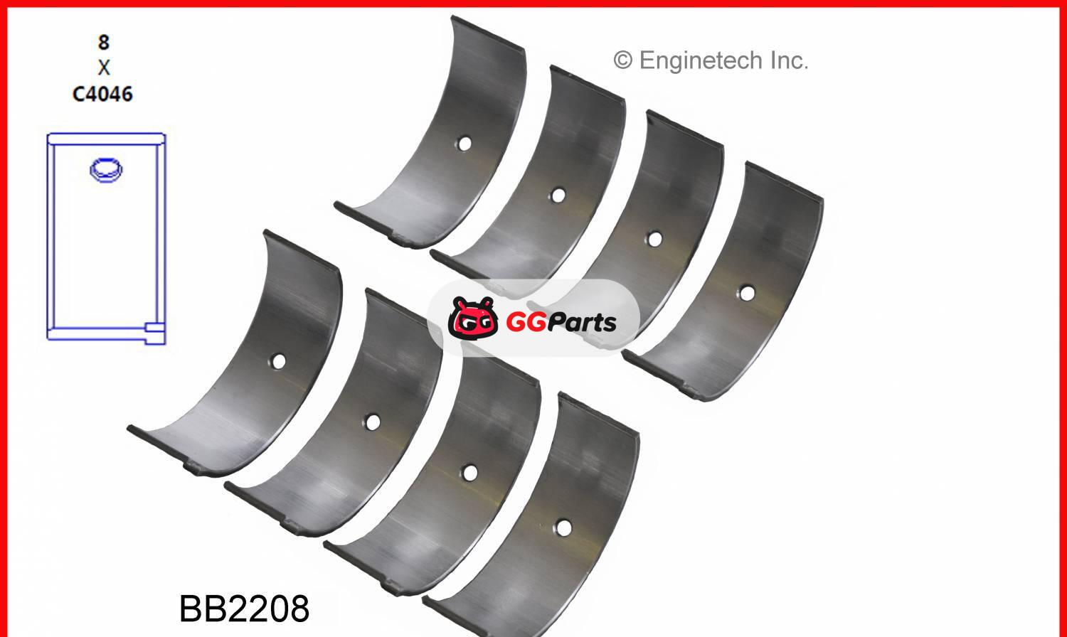 ENGINETECH BB2208 Connecting Rod Bearing