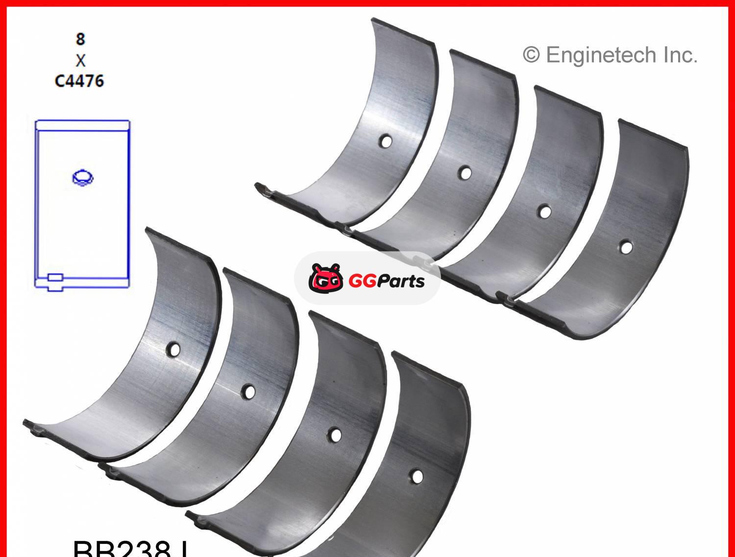 ENGINETECH BB238J Connecting Rod Bearing