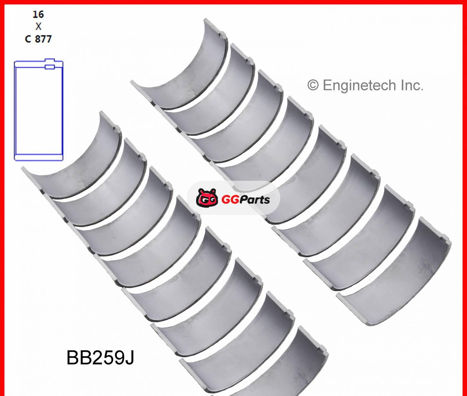 ENGINETECH BB259J Connecting Rod Bearing