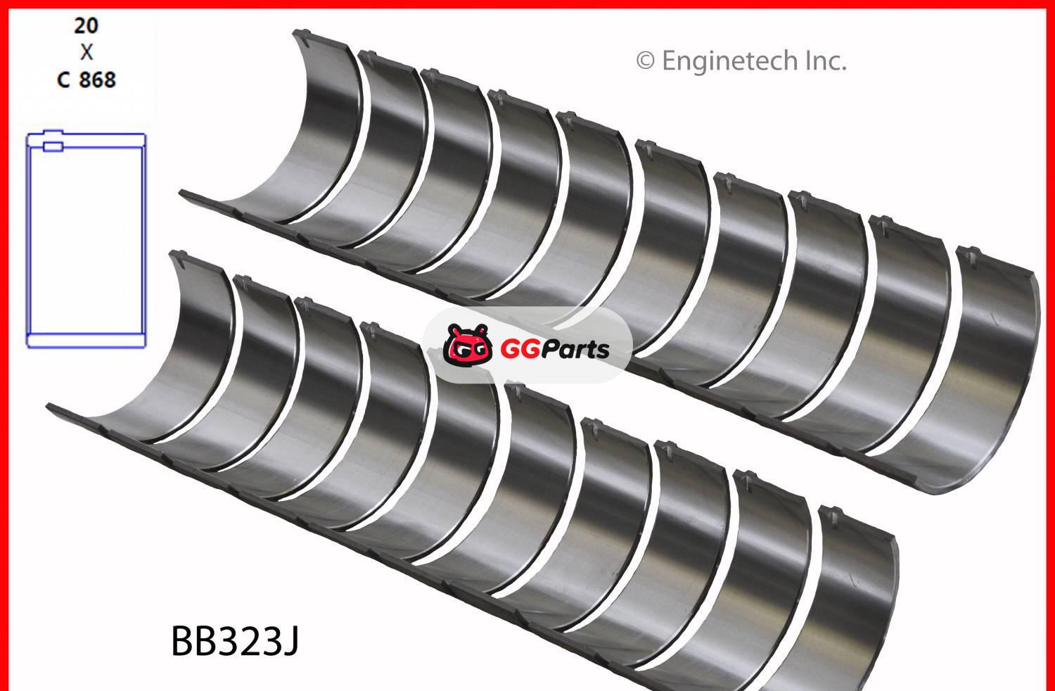 ENGINETECH BB323J Connecting Rod Bearing