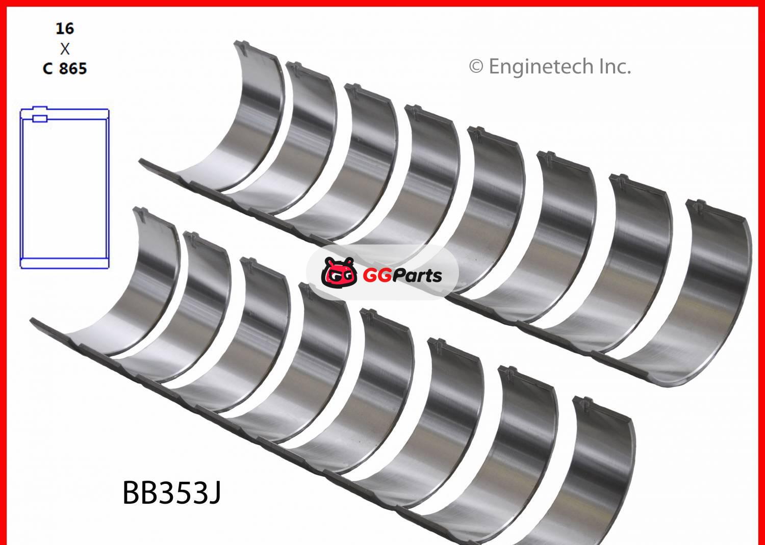 ENGINETECH BB353J Connecting Rod Bearing