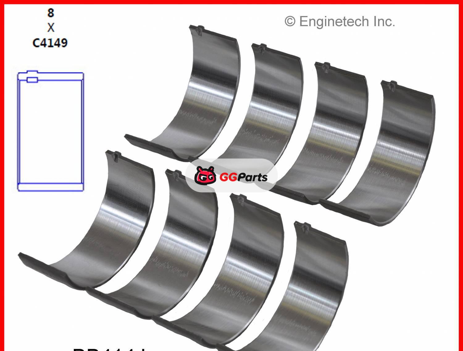 ENGINETECH BB414J Connecting Rod Bearing