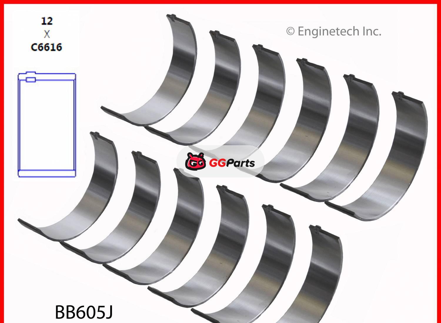 ENGINETECH BB605J Connecting Rod Bearing