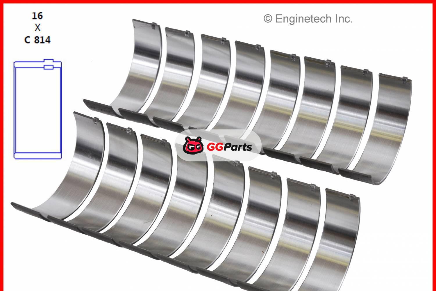 ENGINETECH BB608J Connecting Rod Bearing