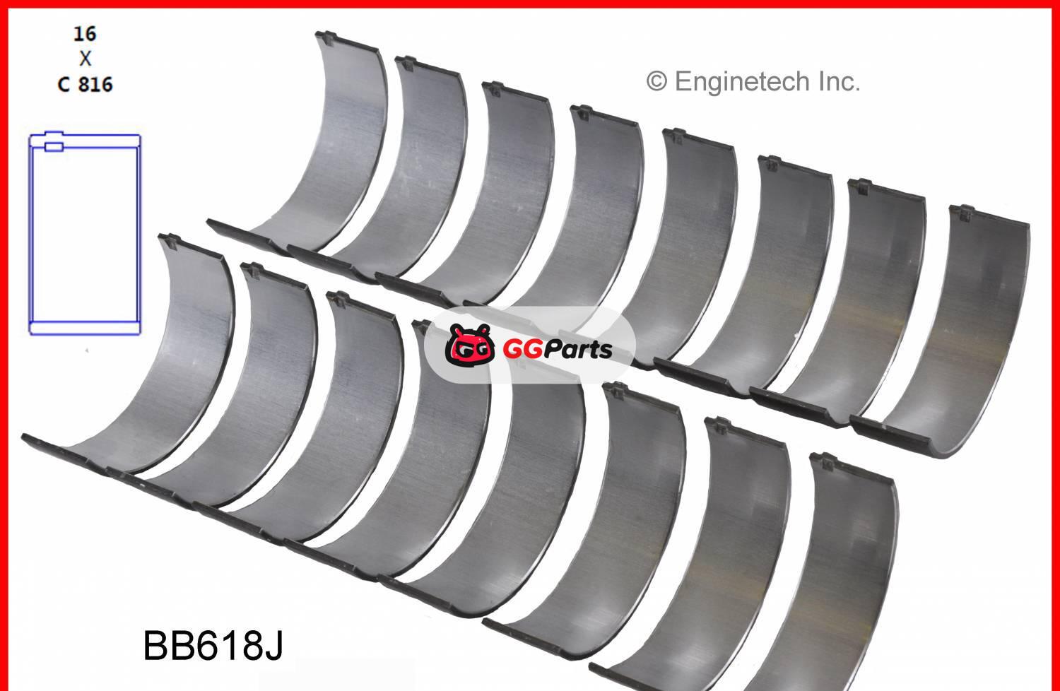 ENGINETECH BB618J Connecting Rod Bearing