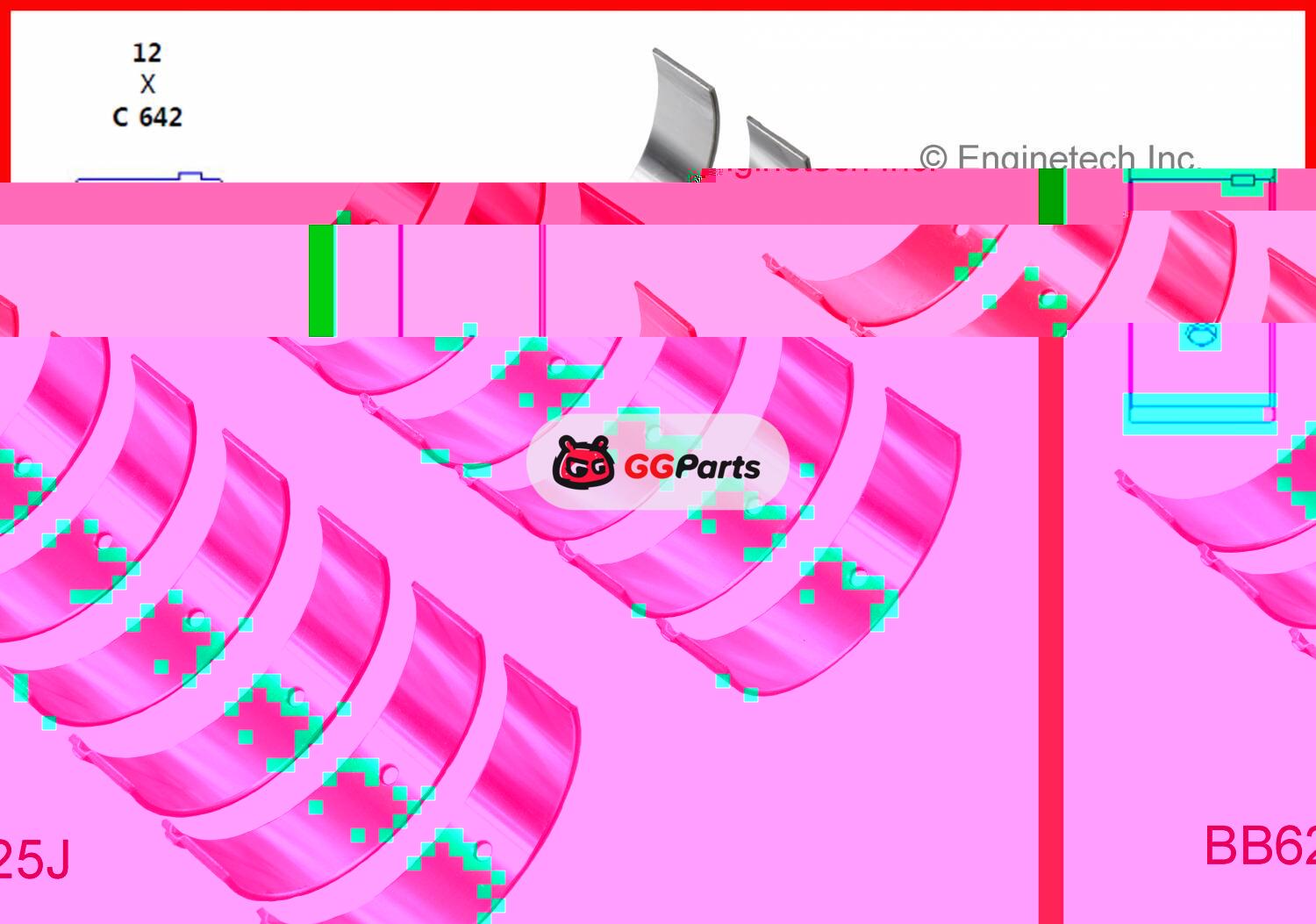 ENGINETECH BB625J Connecting Rod Bearing