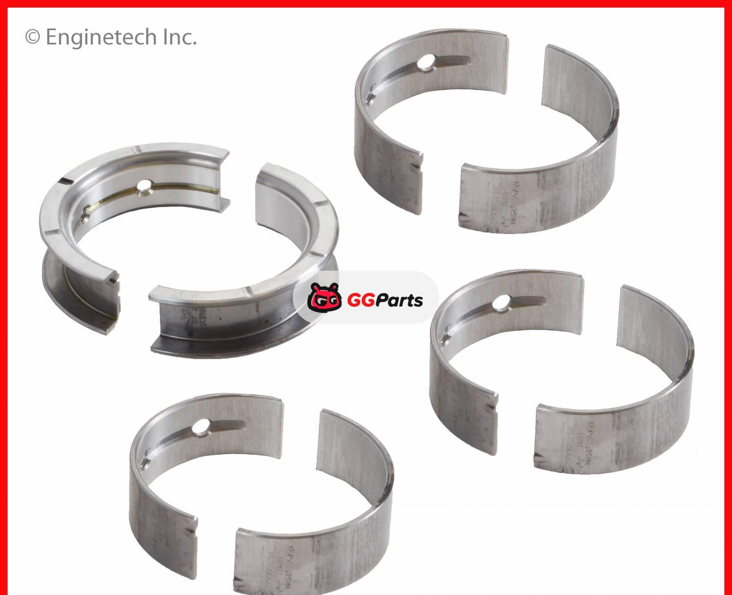 ENGINETECH BC124J Crankshaft Main Bearing