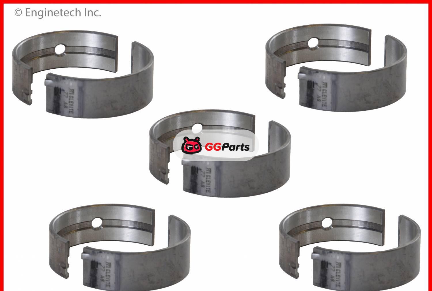 ENGINETECH BC152J Crankshaft Main Bearing