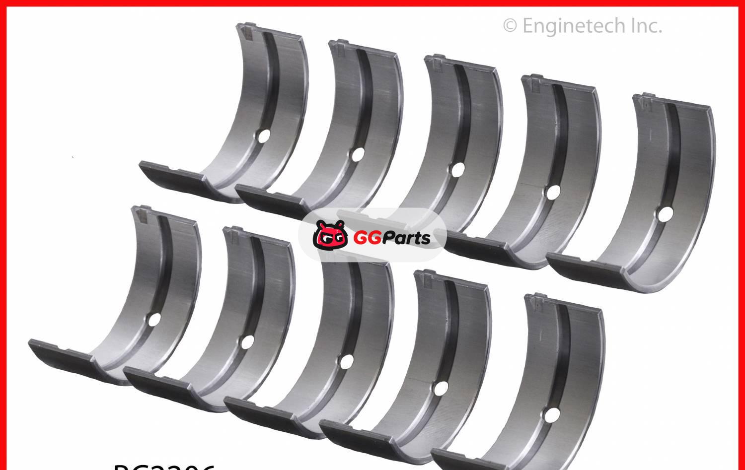 ENGINETECH BC2206 Crankshaft Main Bearing