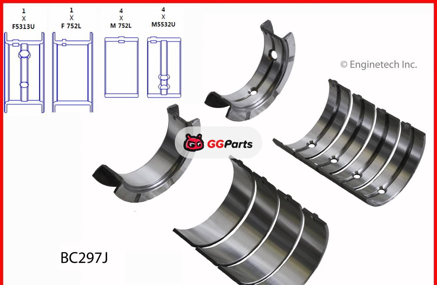 ENGINETECH RCP151RDP Engine Rebuild Kit
