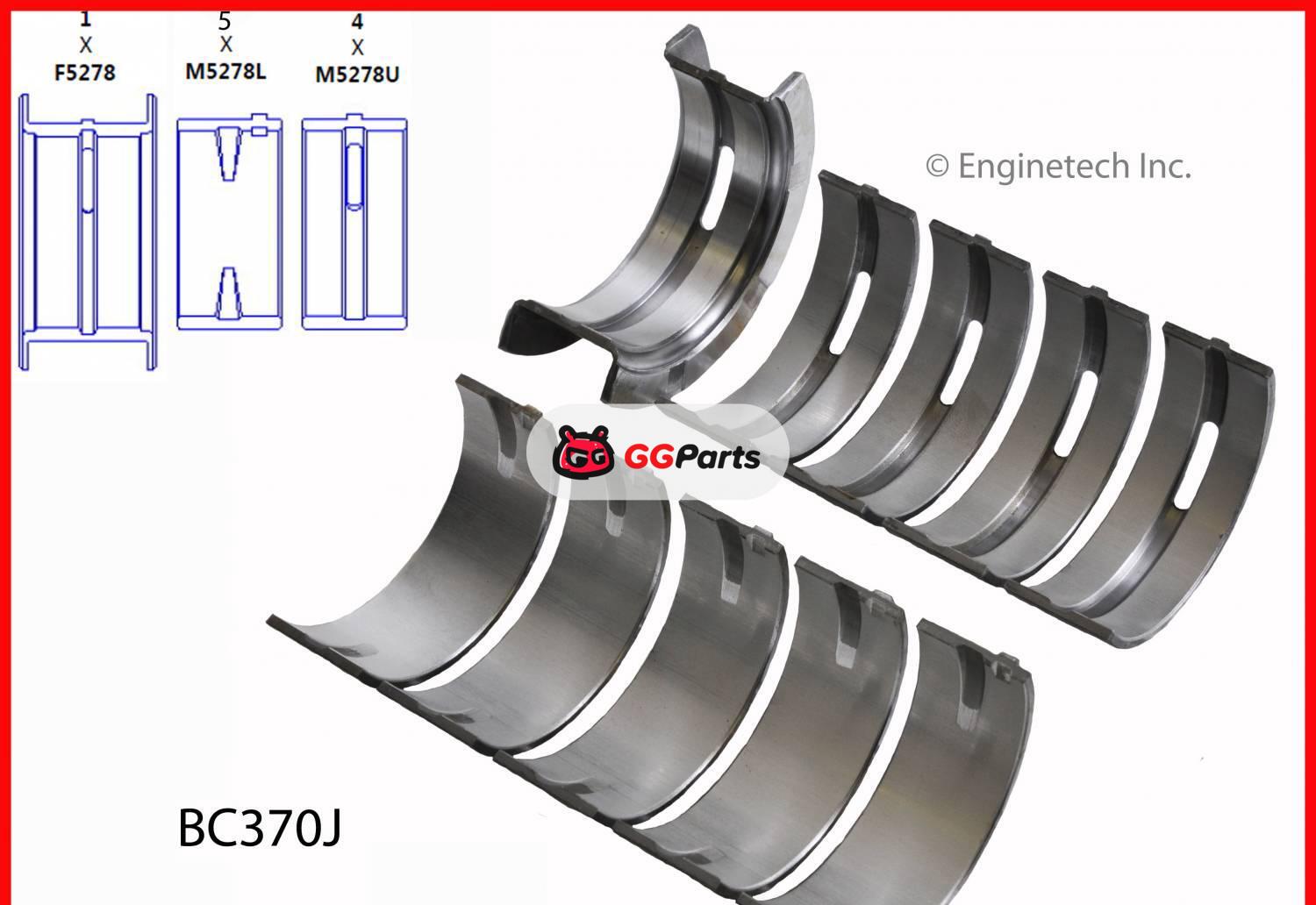 ENGINETECH BC370J Crankshaft Main Bearing