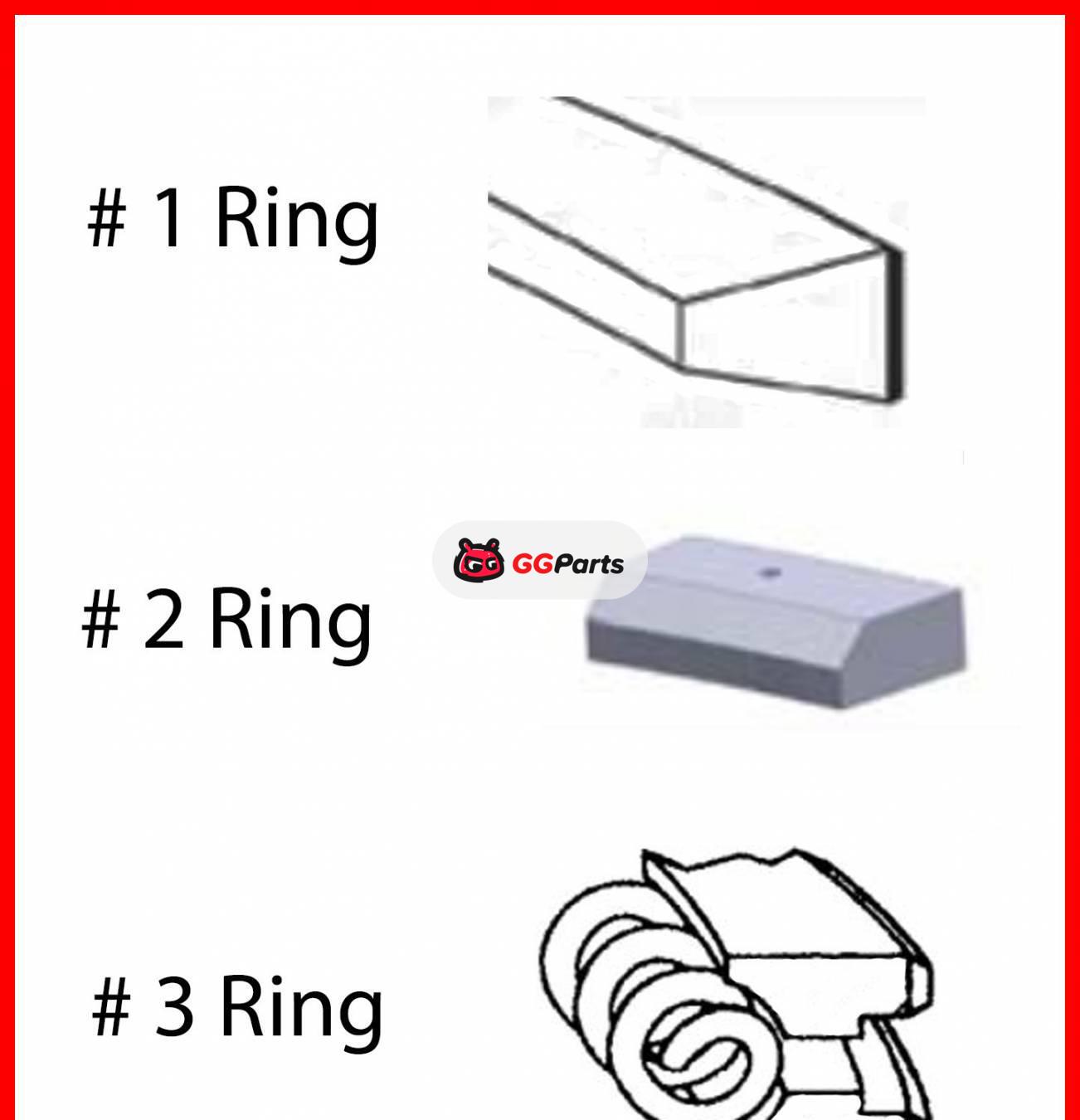 ENGINETECH C10236 Piston Ring