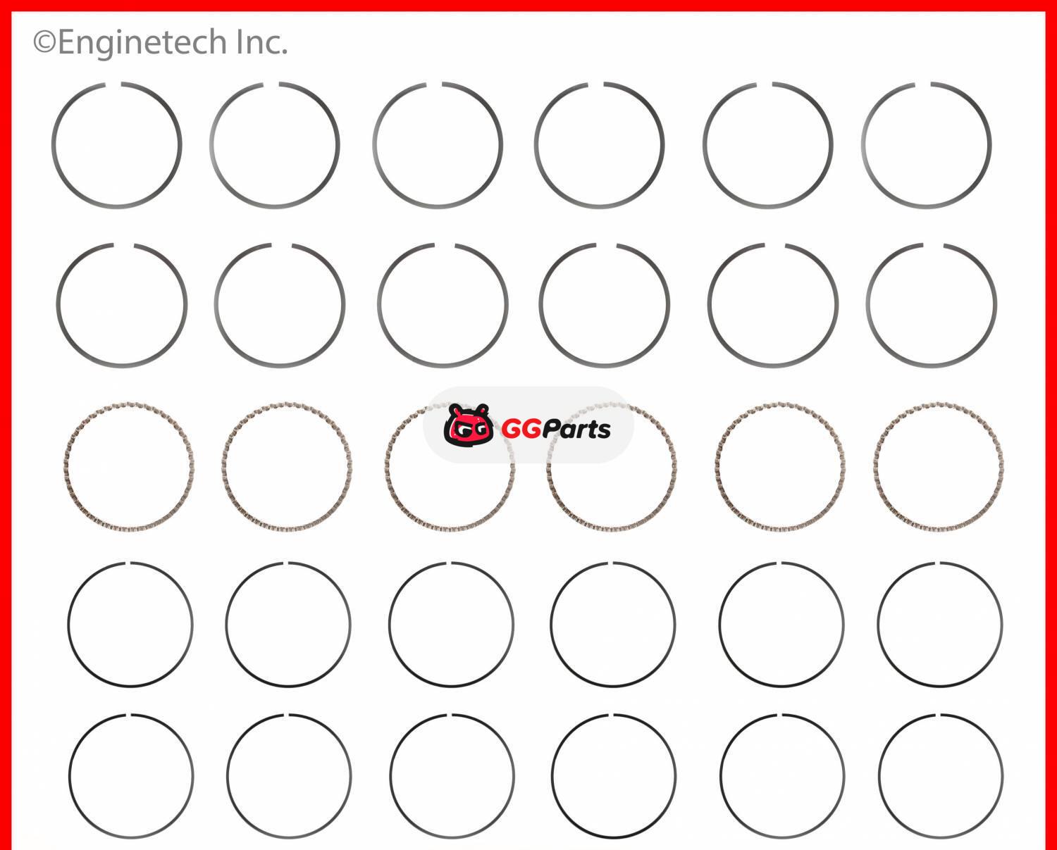 ENGINETECH C89166 Piston Ring