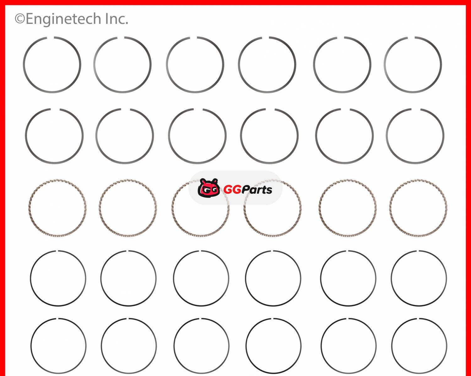 ENGINETECH C92116 Piston Ring