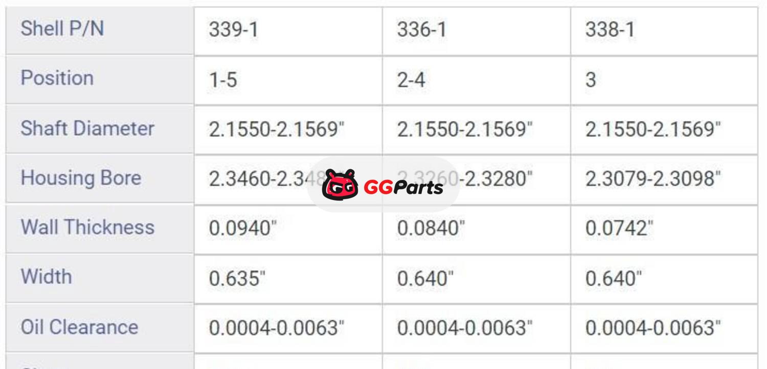 ENGINETECH CC438 Camshaft Bearing