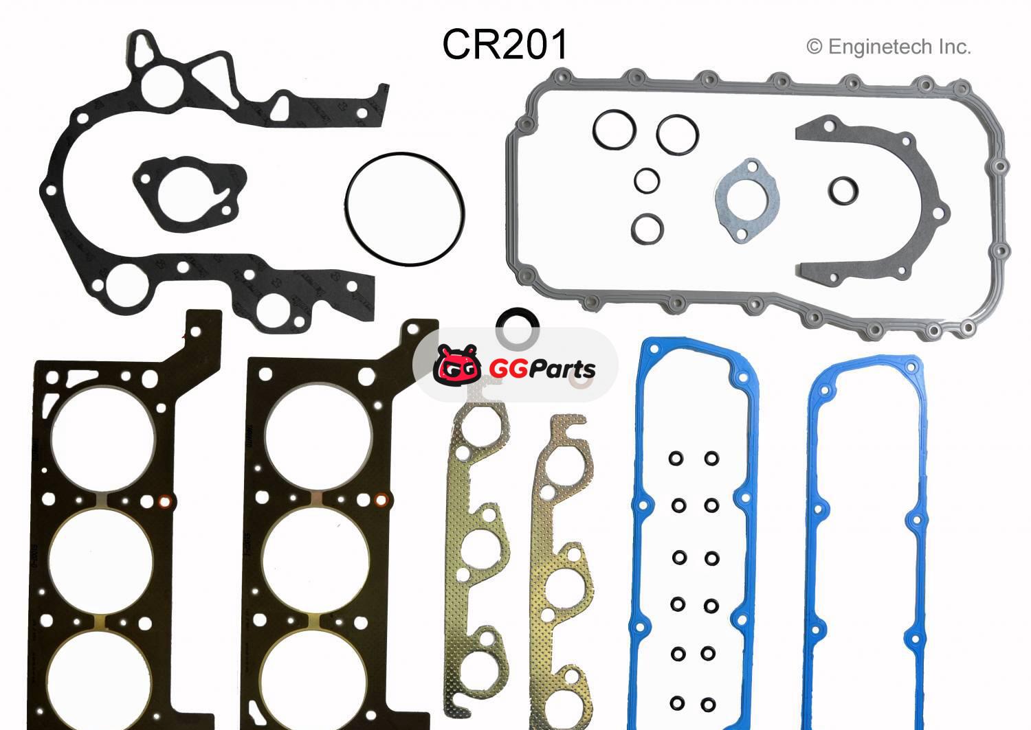 ENGINETECH CR201 Engine Kit Gasket Set