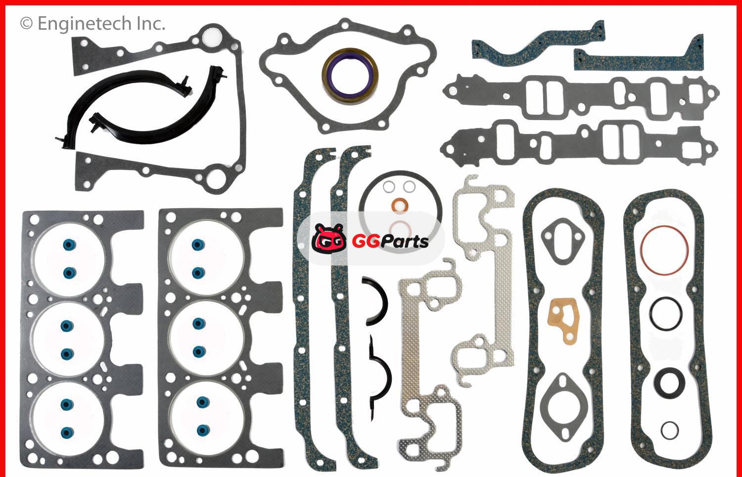 ENGINETECH CR23978 Engine Kit Gasket Set
