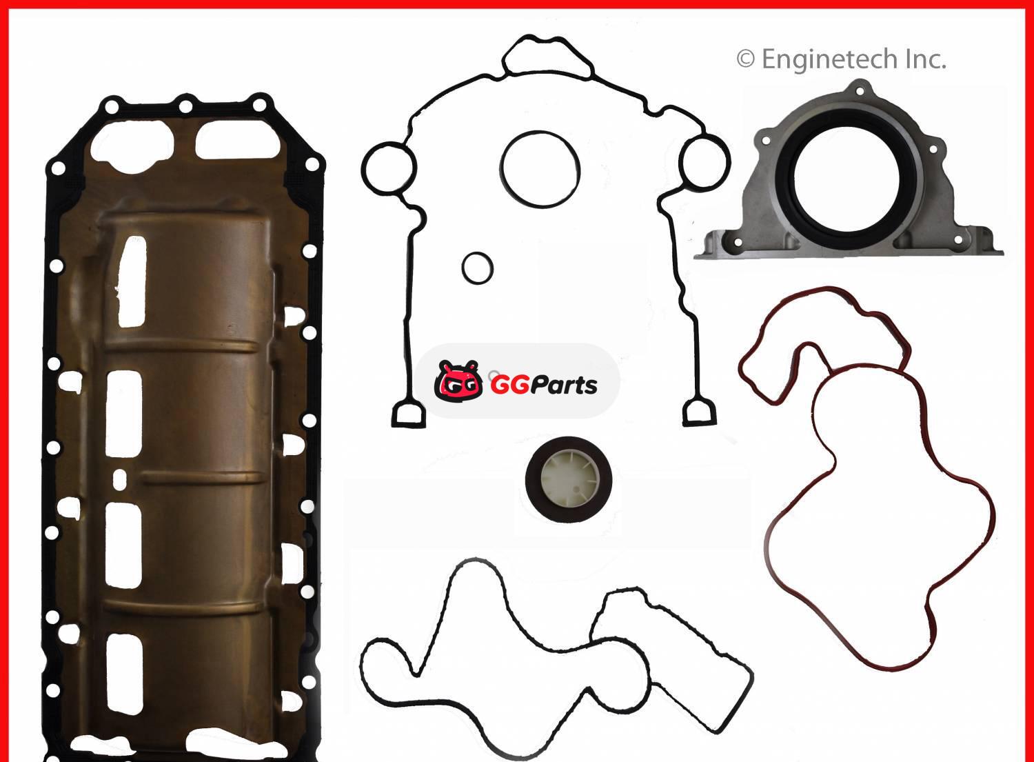 ENGINETECH CR345CSA Conversion / Lower Gasket Set