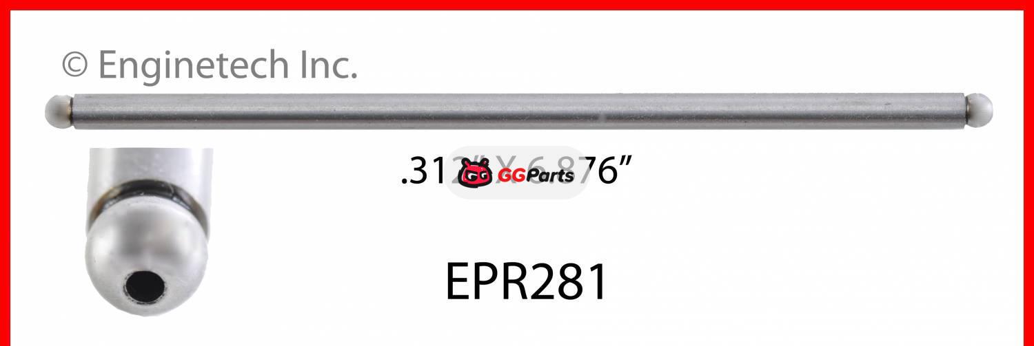 ENGINETECH EPR281 Push Rod