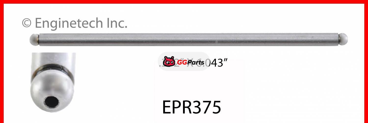 ENGINETECH EPR375 Push Rod