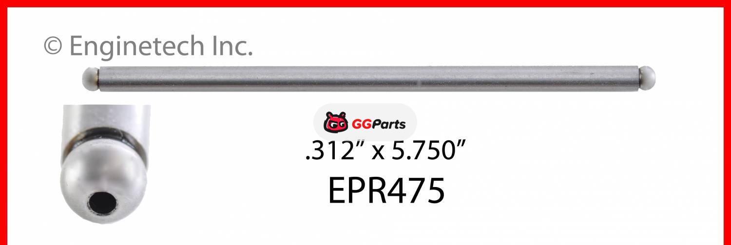 ENGINETECH EPR475 Push Rod