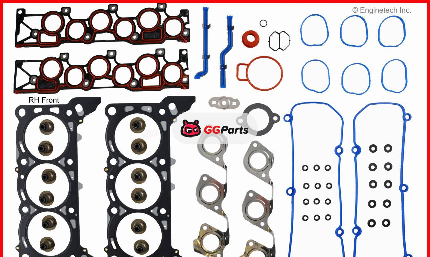 ENGINETECH F256HSE Cylinder Head Gasket Set