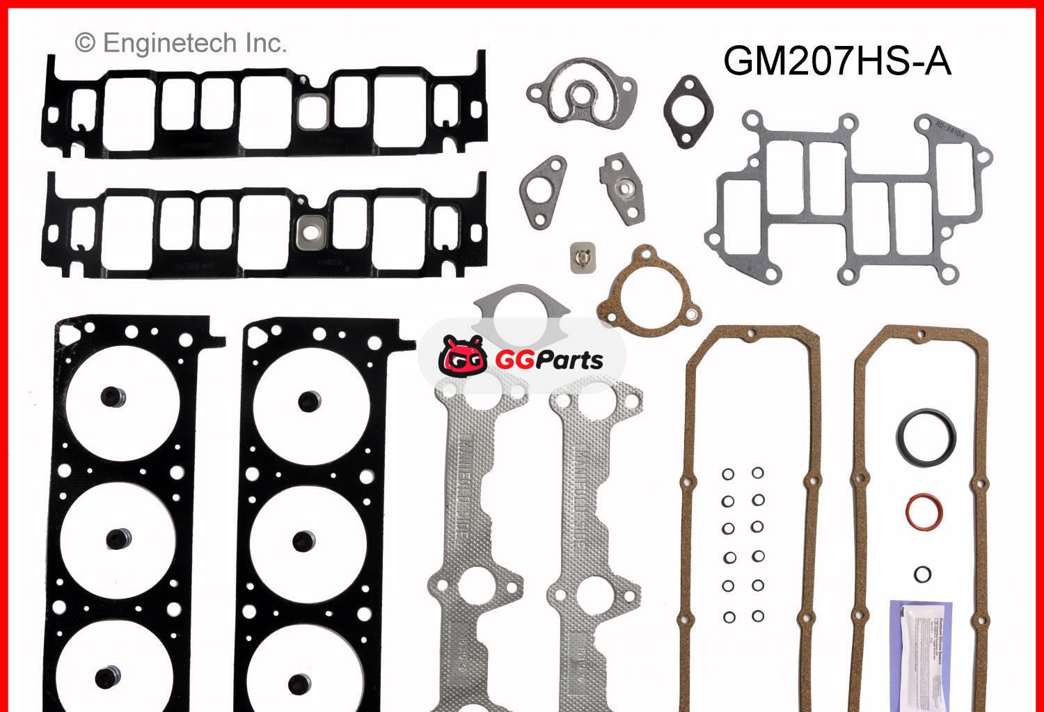 ENGINETECH GM207HSA Cylinder Head Gasket Set