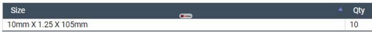 ENGINETECH HB105 Cylinder Head Bolt