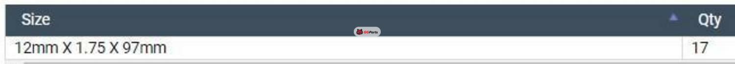 ENGINETECH HB116 Cylinder Head Bolt