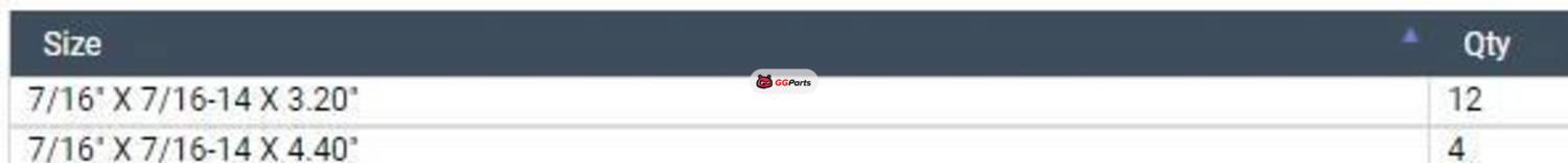 ENGINETECH HB135 Cylinder Head Bolt